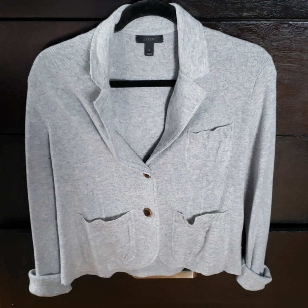 Crew sweater blazer